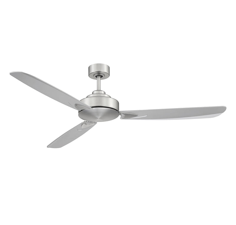 Meridian (M2010BN) 58" Ceiling Fan in Brushed Nickel