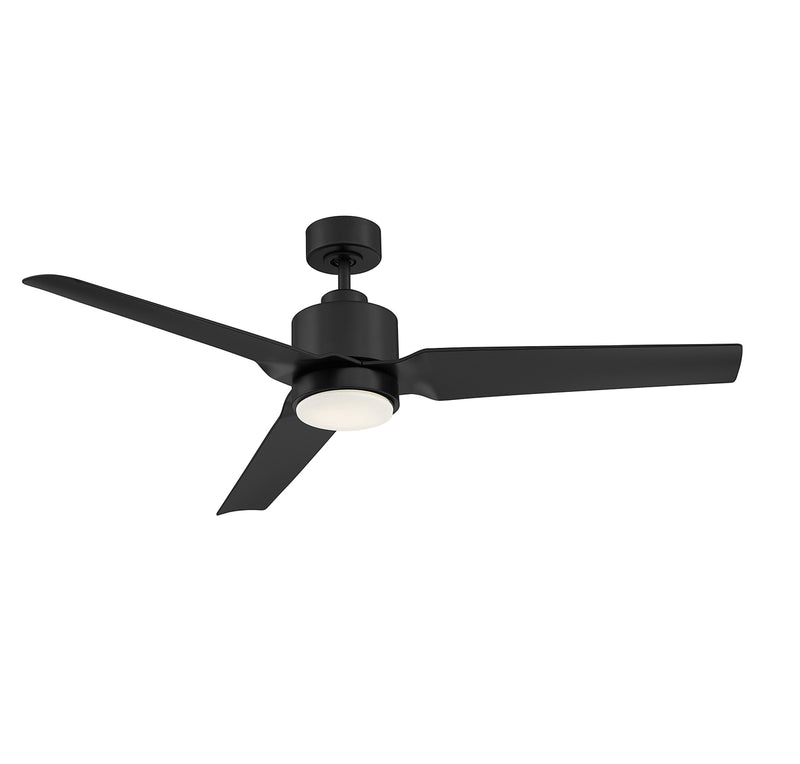 Meridian (M2012MBK) 52" LED Ceiling Fan in Matte Black