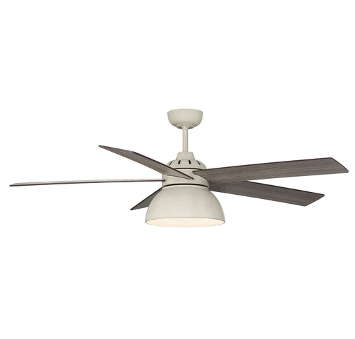 Meridian (M2014DWH) 52" LED Ceiling Fan in Distressed White
