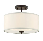 2-Light Ceiling Light in Oil Rubbed Bronze