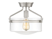 1-Light Ceiling Light in Brushed Nickel