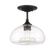 Meridian (M60017MBK) 1-Light Ceiling Light in Matte Black