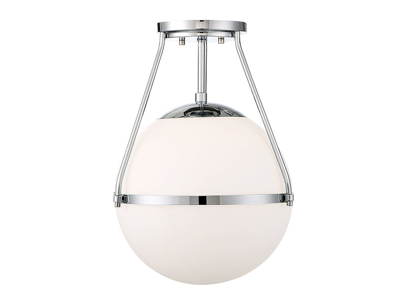 Meridian (M60054CH) 1-Light Ceiling Light in Chrome