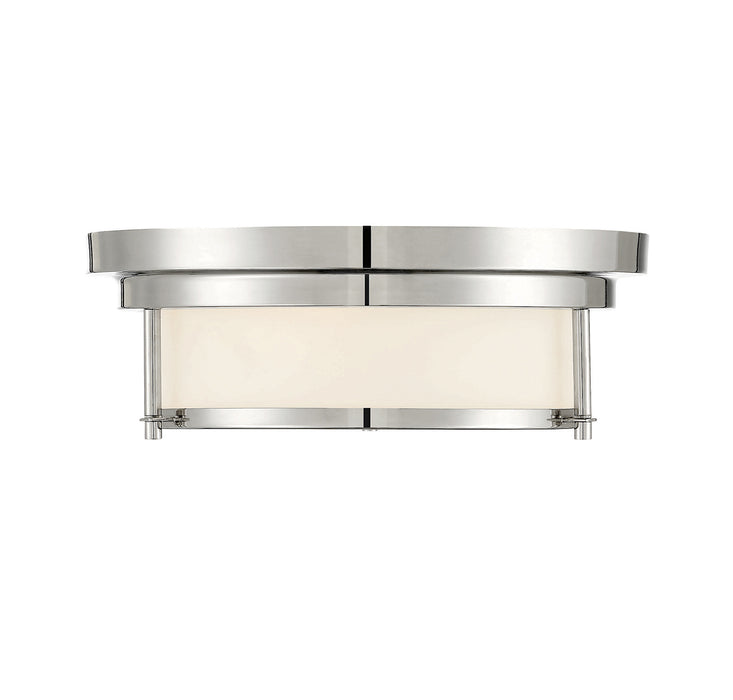 Meridian (M60062PN) 2-Light Ceiling Light in Polished Nickel