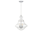 Meridian (M70058CH) 3-Light Pendant in Chrome