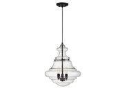 Meridian (M70058ORB) 3-Light Pendant in Oil Rubbed Bronze