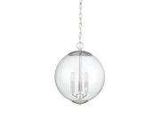Meridian (M70060CH) 3-Light Pendant in Chrome