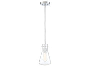 1-Light Pendant in Chrome