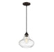 1-Light Mini Pendant in Oil Rubbed Bronze