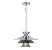 Meridian (M70096CH) 1-Light Pendant in Chrome