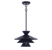 Meridian (M70096NBL) 1-Light Pendant in Navy Blue