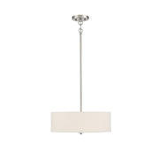 Meridian (M70109BN) 3-Light Pendant in Brushed Nickel