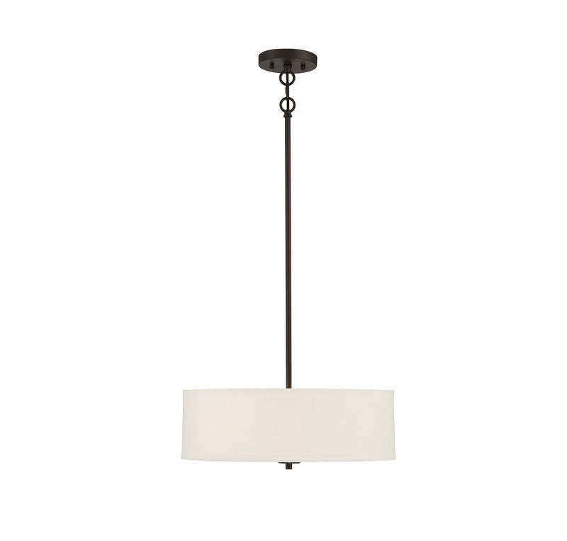 Meridian (M70109ORB) 3-Light Pendant in Oil Rubbed Bronze