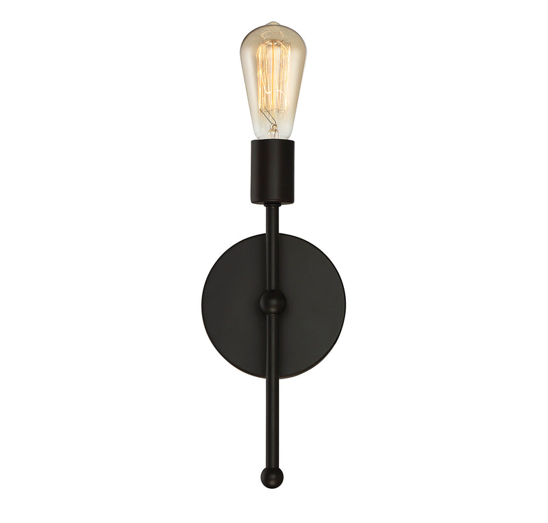 Meridian (M90005-13) 1-Light Wall Sconce in Oil Rubbed Bronze