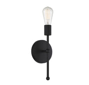 Meridian (M90005MBK) 1-Light Wall Sconce in Matte Black