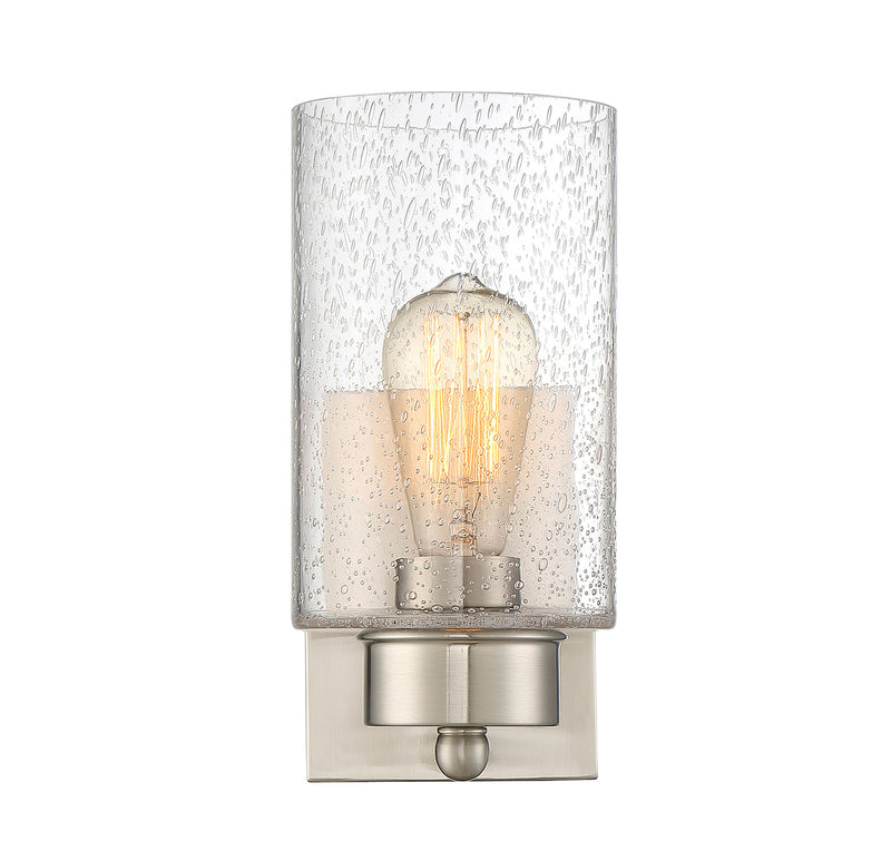 Meridian (M90013BN) 1-Light Wall Sconce in Brushed Nickel