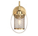 1-Light Wall Sconce in Natural Brass