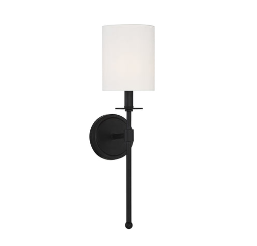 Meridian (M90057MBK) 1-Light Wall Sconce in Matte Black