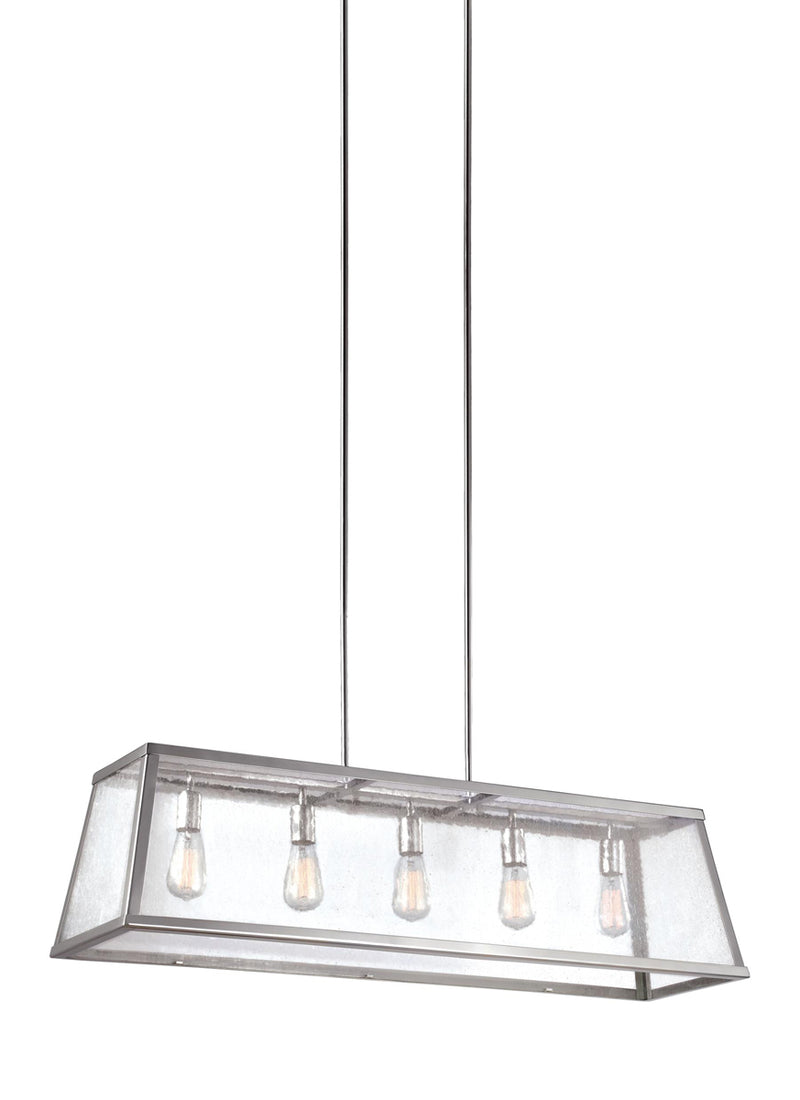 Harrow Chandelier in Polished Nickel - Lamps Expo