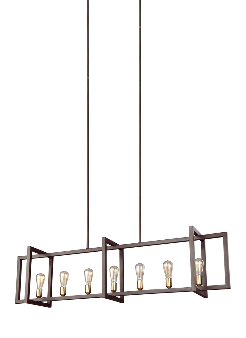 Finnegan Chandelier in New World Bronze - Lamps Expo