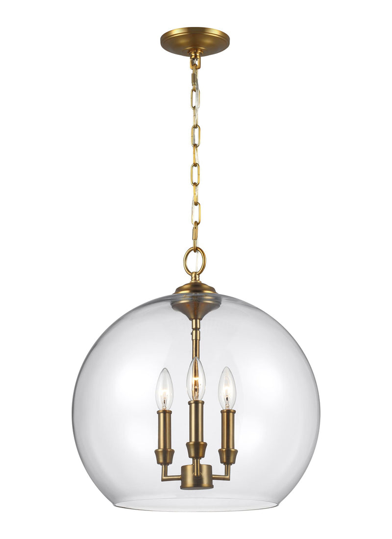 Lawler Pendant in Burnished Brass - Lamps Expo