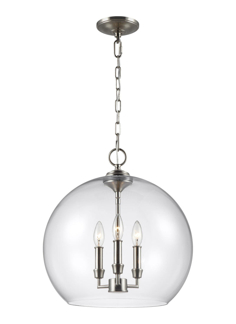 Lawler Pendant in Satin Nickel - Lamps Expo