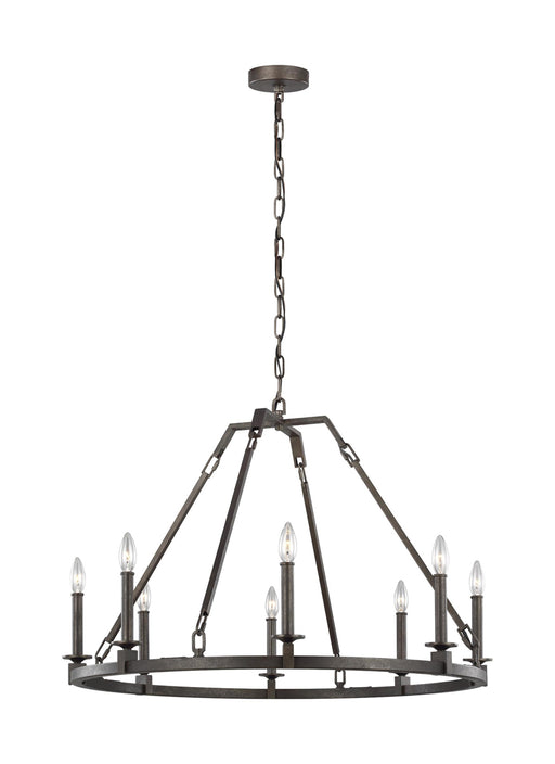 Landen Chandelier in Smith Steel - Lamps Expo