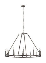 Landen Chandelier in Smith Steel - Lamps Expo