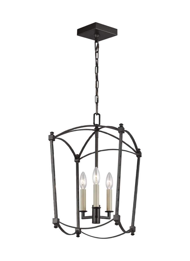 Thayer Chandelier in Smith Steel - Lamps Expo