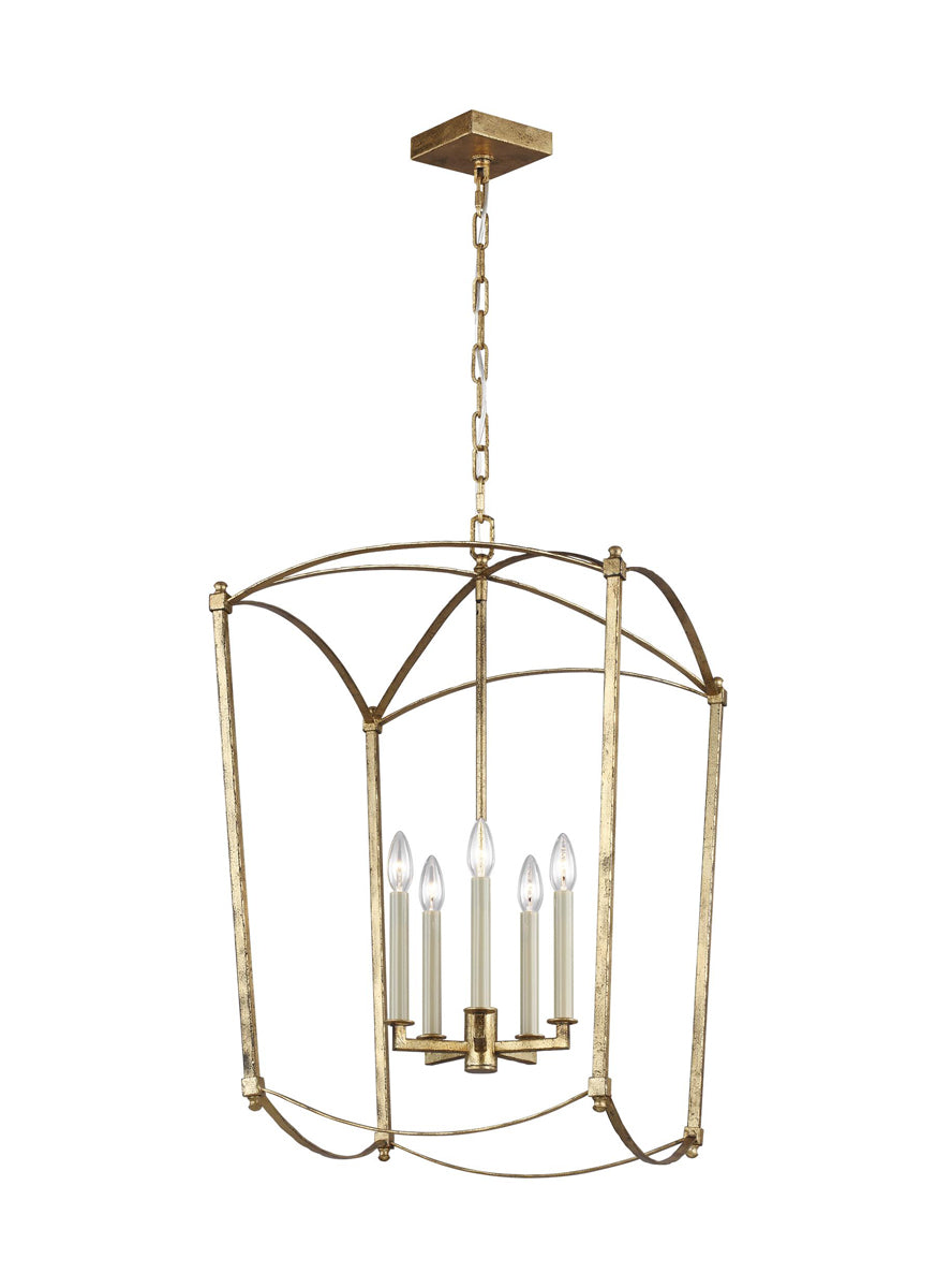 Thayer Chandelier in Antique Gild - Lamps Expo