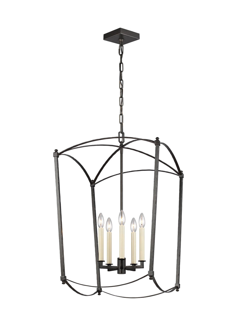 Thayer Chandelier in Smith Steel - Lamps Expo