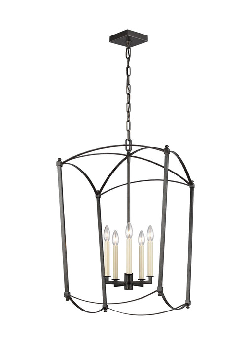 Thayer Chandelier in Smith Steel - Lamps Expo