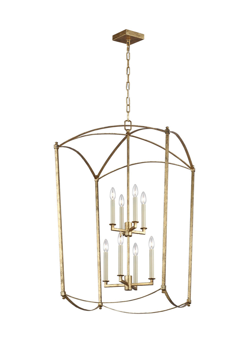Thayer Chandelier in Antique Gild - Lamps Expo
