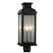 Pediment Outdoor Lighting in Dark Weathered Zinc - Lamps Expo