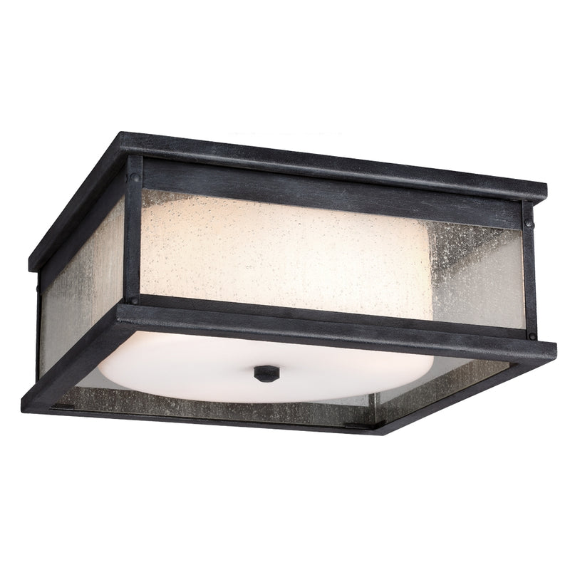 Pediment Outdoor Lighting in Dark Weathered Zinc - Lamps Expo
