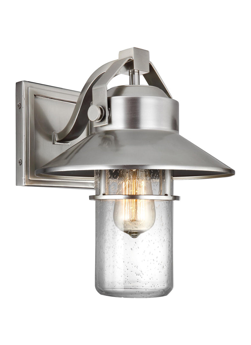 Boynton Outdoor Lighting in Painted Brushed Steel - Lamps Expo