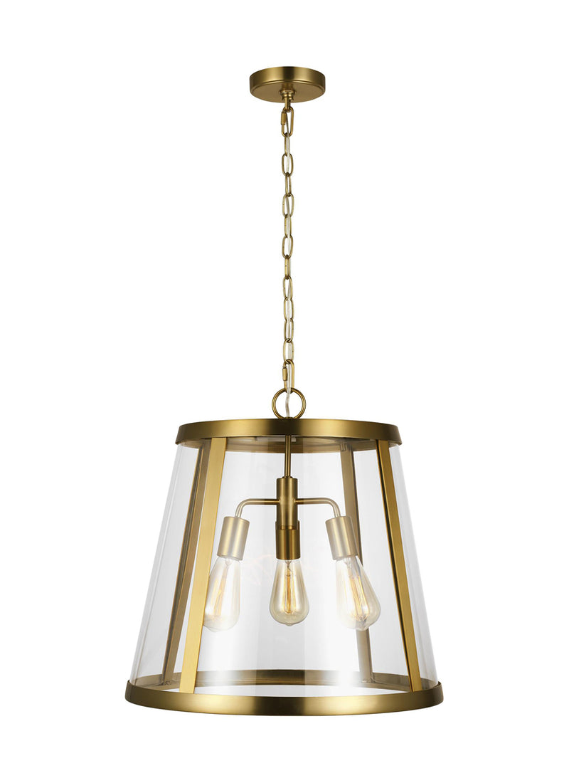 Harrow Pendant in Burnished Brass - Lamps Expo
