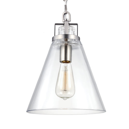 Frontage Pendant in Satin Nickel - Lamps Expo