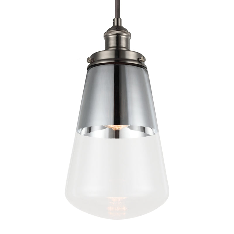 Waveform Pendant in Polished Nickel - Lamps Expo