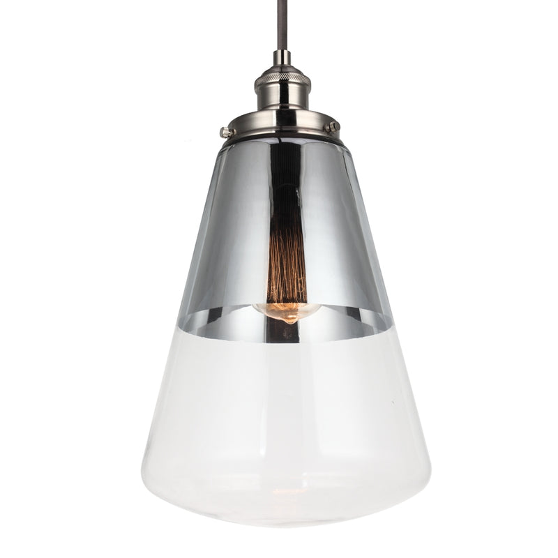 Waveform Pendant in Polished Nickel - Lamps Expo