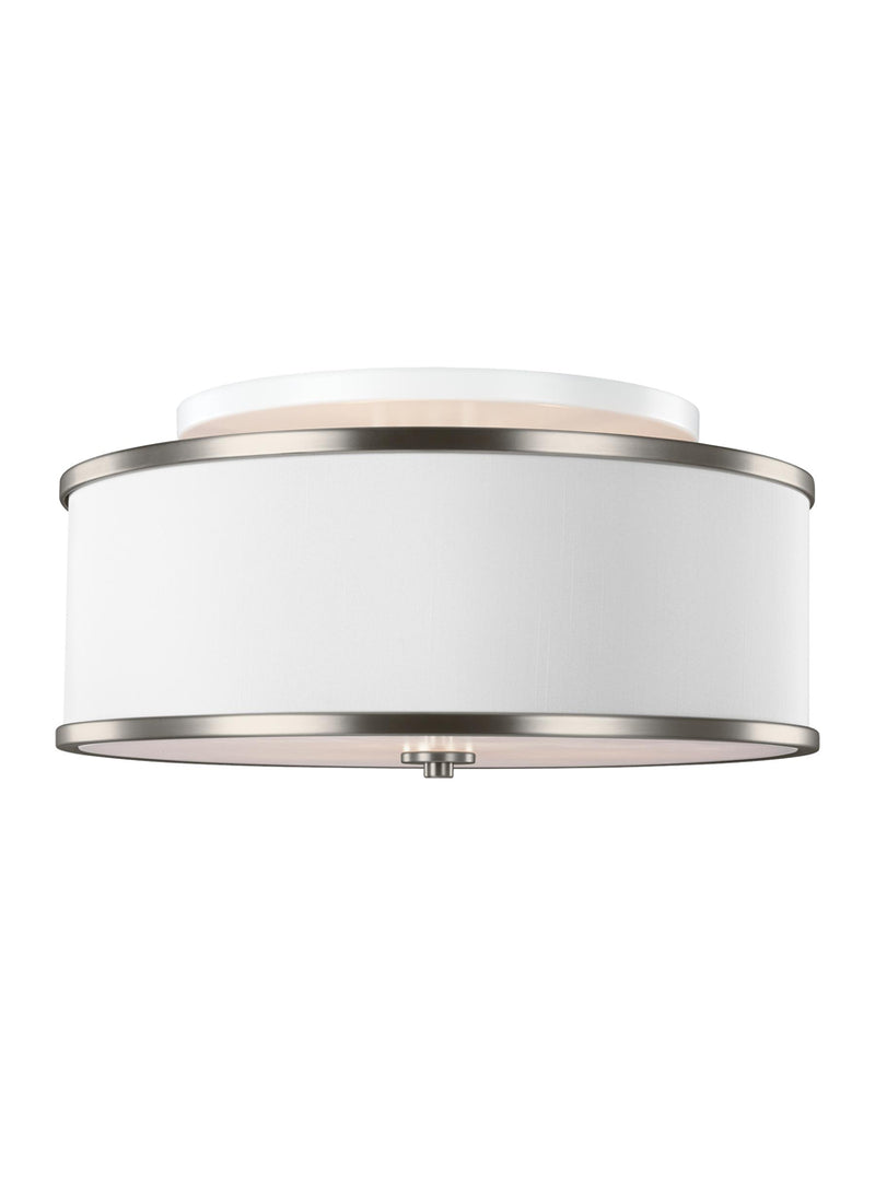 Lennon Ceiling Light in Satin Nickel - Lamps Expo
