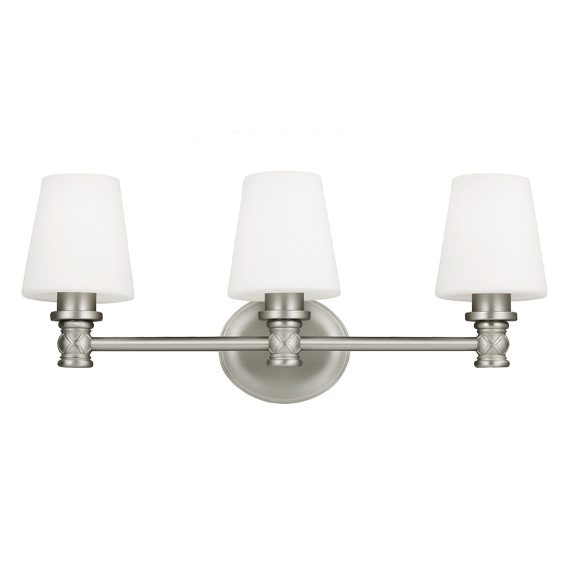 Xavierre Bath Sconce in Satin Nickel - Lamps Expo