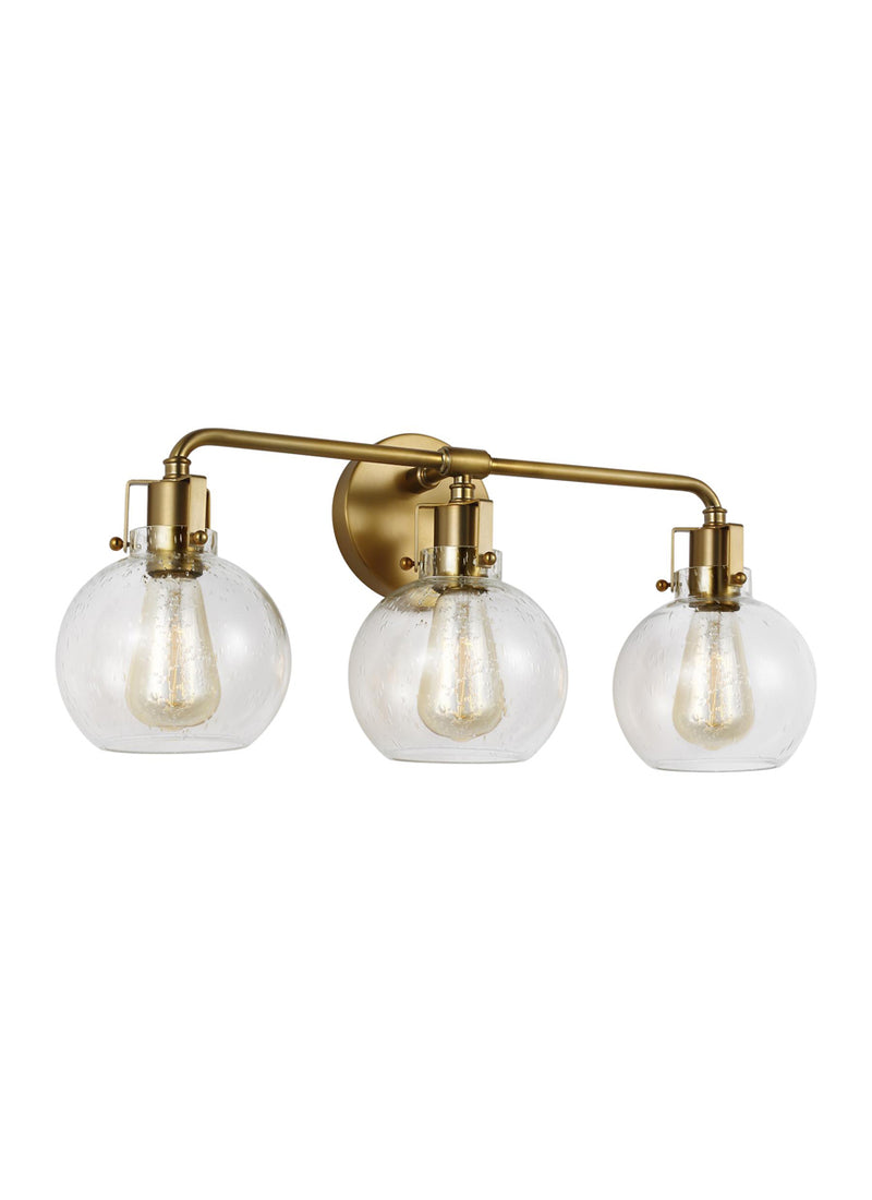 Clara Bath Sconce in Burnished Brass - Lamps Expo
