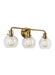 Clara Bath Sconce in Burnished Brass - Lamps Expo