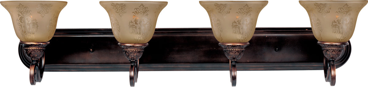 Symphony 4-Light Bath Sconce in Oil Rubbed Bronze - Lamps Expo