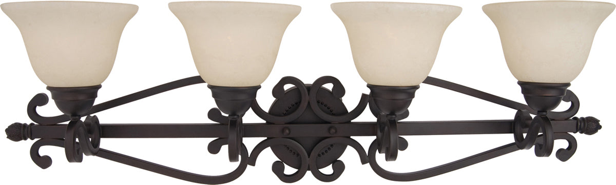 Manor 4-Light Bath Sconce in Oil Rubbed Bronze - Lamps Expo