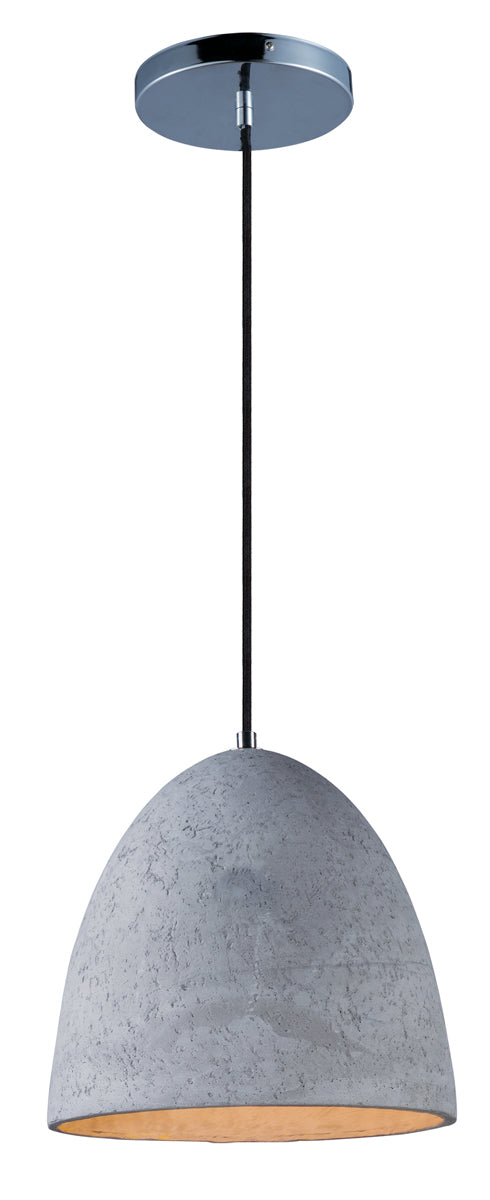 Crete 1-Light LED Pendant in Polished Chrome - Lamps Expo