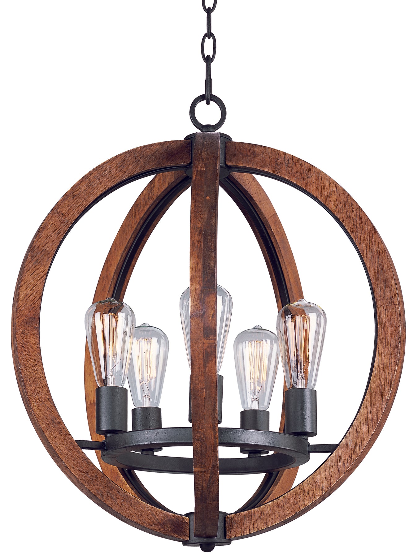 Bodega Bay 5-Light Chandelier in Anthracite - Lamps Expo