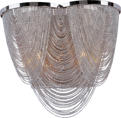 Chantilly 2-Light Wall Sconce in Polished Nickel - Lamps Expo
