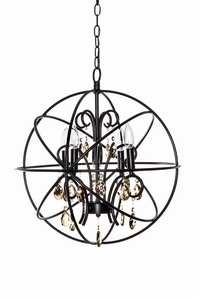 Orbit 4-Light Pendant in Oil Rubbed Bronze - Lamps Expo